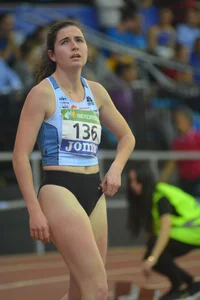 Candid track and field girls