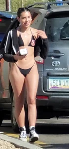 Gorgeous babe barista with ASS out