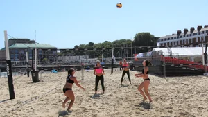 Weymouth beach volleyball girls 2018