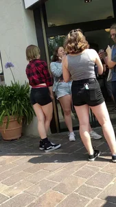Bunch of Teens in Shorts
