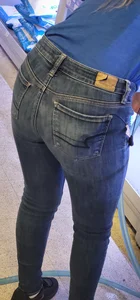 Blonde Coworker in tight jeans. Round 4