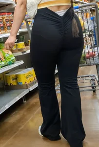 Tight ass spandex latina