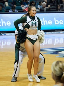 Candid cheerleaders