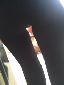 Girl in a Hoodie and Yoga Pants Public Bus and Crosswalk Ass And Crotch Closeup Photos Gallery
