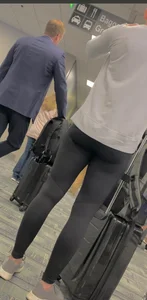 Milf asses at airport