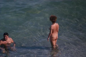 Verna topless beach girls out in the sun