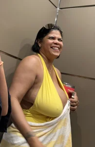 YELLOW SWIMSUIT BIG TITS