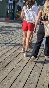tiny ass Blue and red