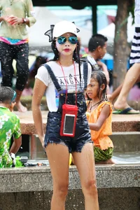 Water Festival girls in Thailand