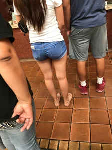 Nice tight jean shorts