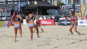 Weymouth beach volleyball girls  2019