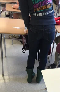 Skinny Booty in Tight Jeans Photo