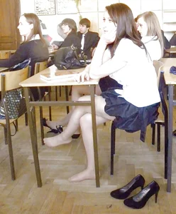 College candid teens