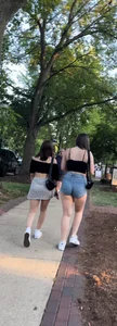 Summer means PAWG jean shorts