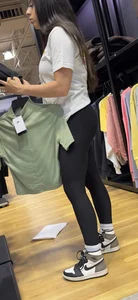cute mexican girl in tight leggings