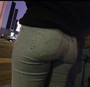 Tight jeans latina. Super close up