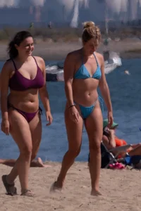 Blue thong fit chick