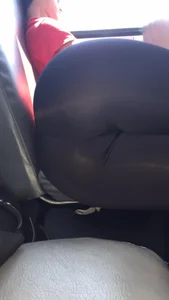Booty in Tights Bus Closeup
