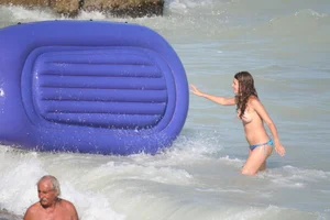 Continesti nude beach girls in Romania