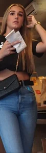 Various hot butts in tight jeans on the street and inside cafes, some teens too