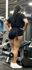 [OC] Latina MILF Cheeks out at the gym