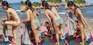 Bikinis at the beach