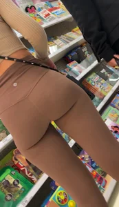 Hot college brunette in her brown lulus