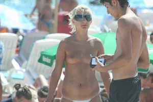 Continesti nude beach girls in Romania