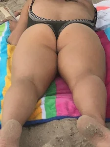 Sunbathers all shapes and sizes, nice asses