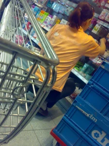 Huge collection of whale tails, ass cracks and panty peeks in public