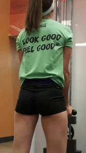 Look good FEEL good. Gym Spandex Shorts w/ cheek