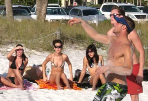 Beach and bikini girls