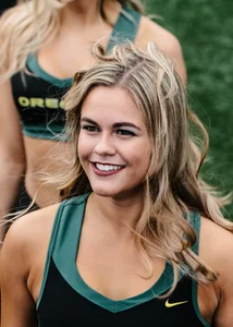 Candid cheerleaders