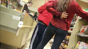 Forgot i had this, teen in line, black leggings, vpl