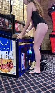 Basketball in a swimsuit? Why not?