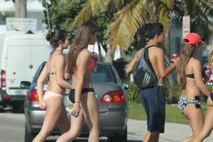 Deerfield Beach bikini girls