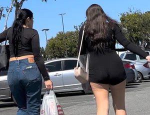 Target Latina in black romper