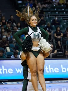 Candid cheerleaders