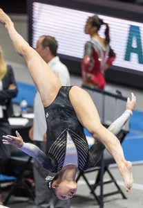 Candid gymnasts