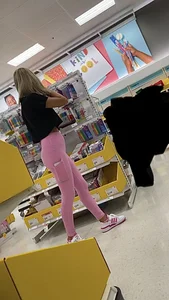 Blonde Teen In Pink Tight Leggings Posing For Me