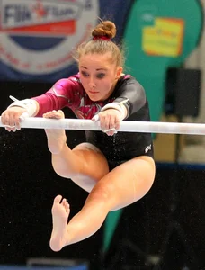 Candid gymnasts