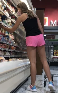 Leggings and shorts while running errands