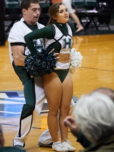 Candid cheerleaders