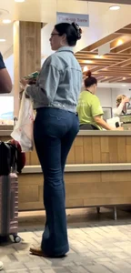 Very pretty brunette with a nice ass