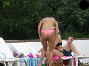 Topless and nude beach sexy girls