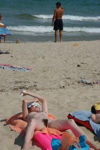 Sexy girls on nude beach Promorsk in Bulgaria
