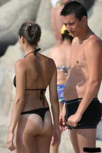 Beach voyeur girls in bikinis, thongs and topless