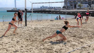 Weymouth beach volleyball girls 2018