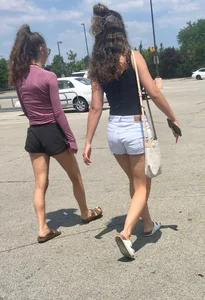 Two Cuties in Shorts