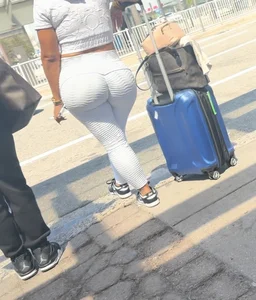 Airport Colombian big booty BBL pt2 (OC )